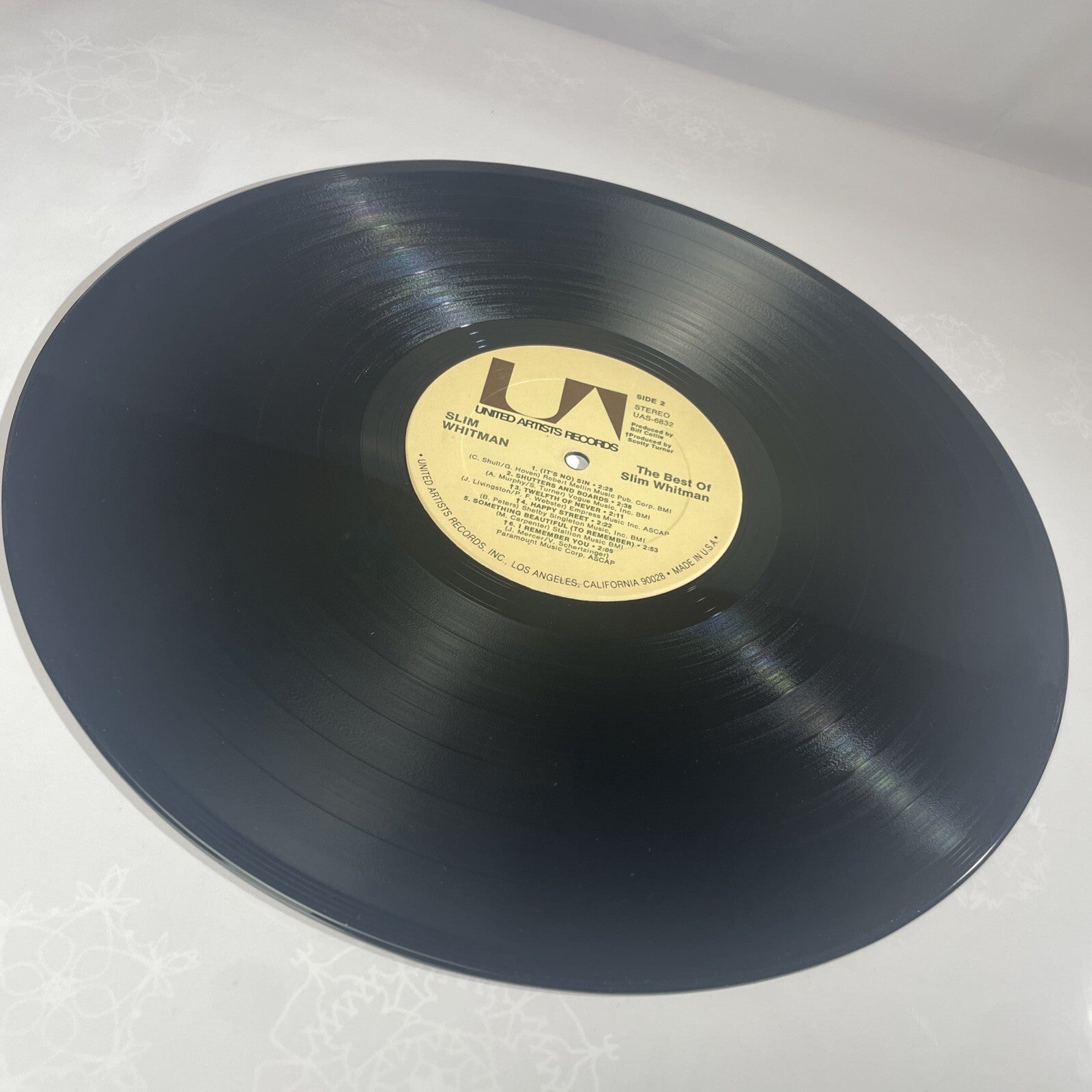 Slim Whitman The Best Of Slim Whitman  Liberty LP Vinyl Record Album VG+