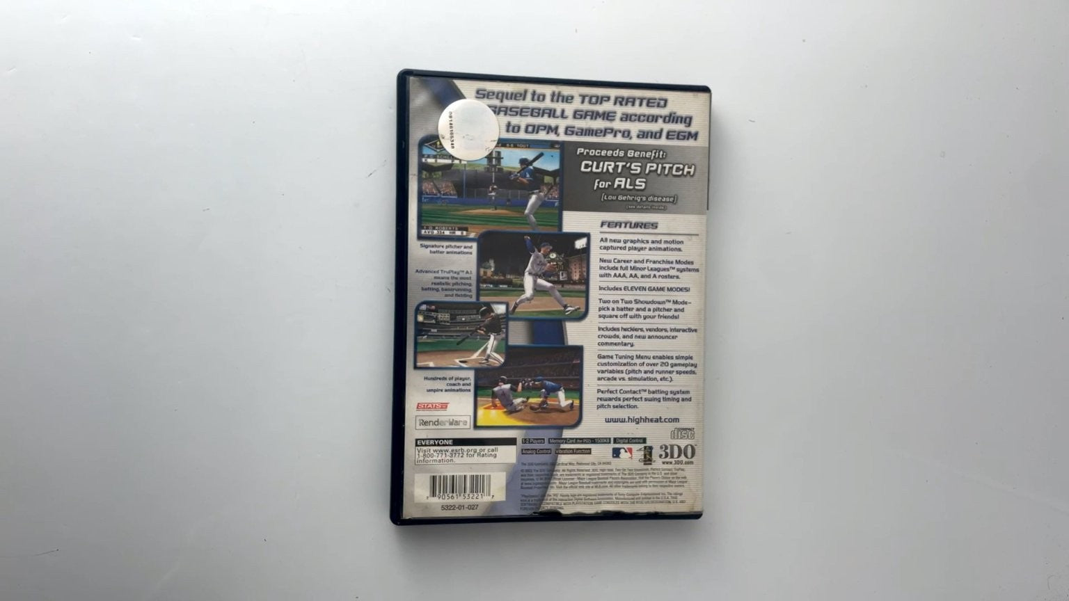 High Heat Major League Baseball 2004 PlayStation 2 Video Game