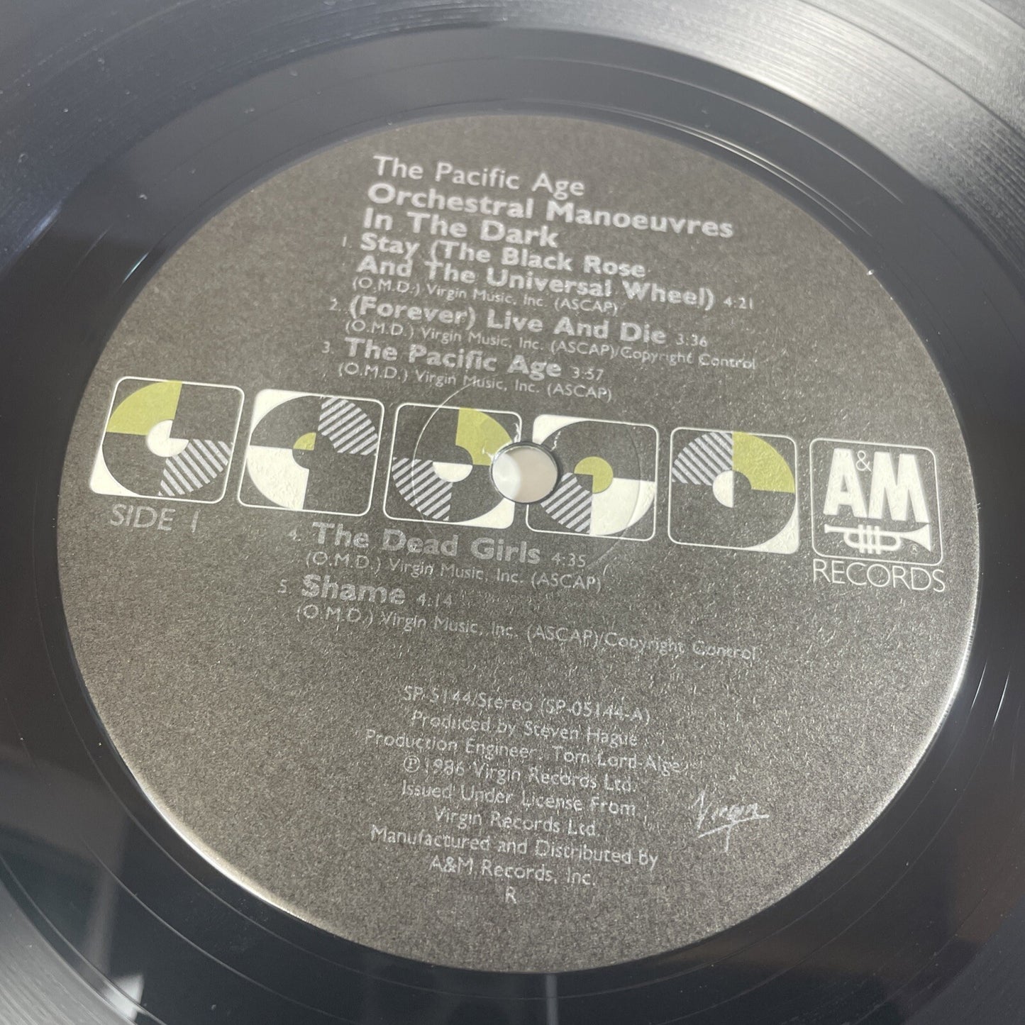 Orchestral Manoeuvres In The Dark The Pacific Age 1986 LP - Vinyl
