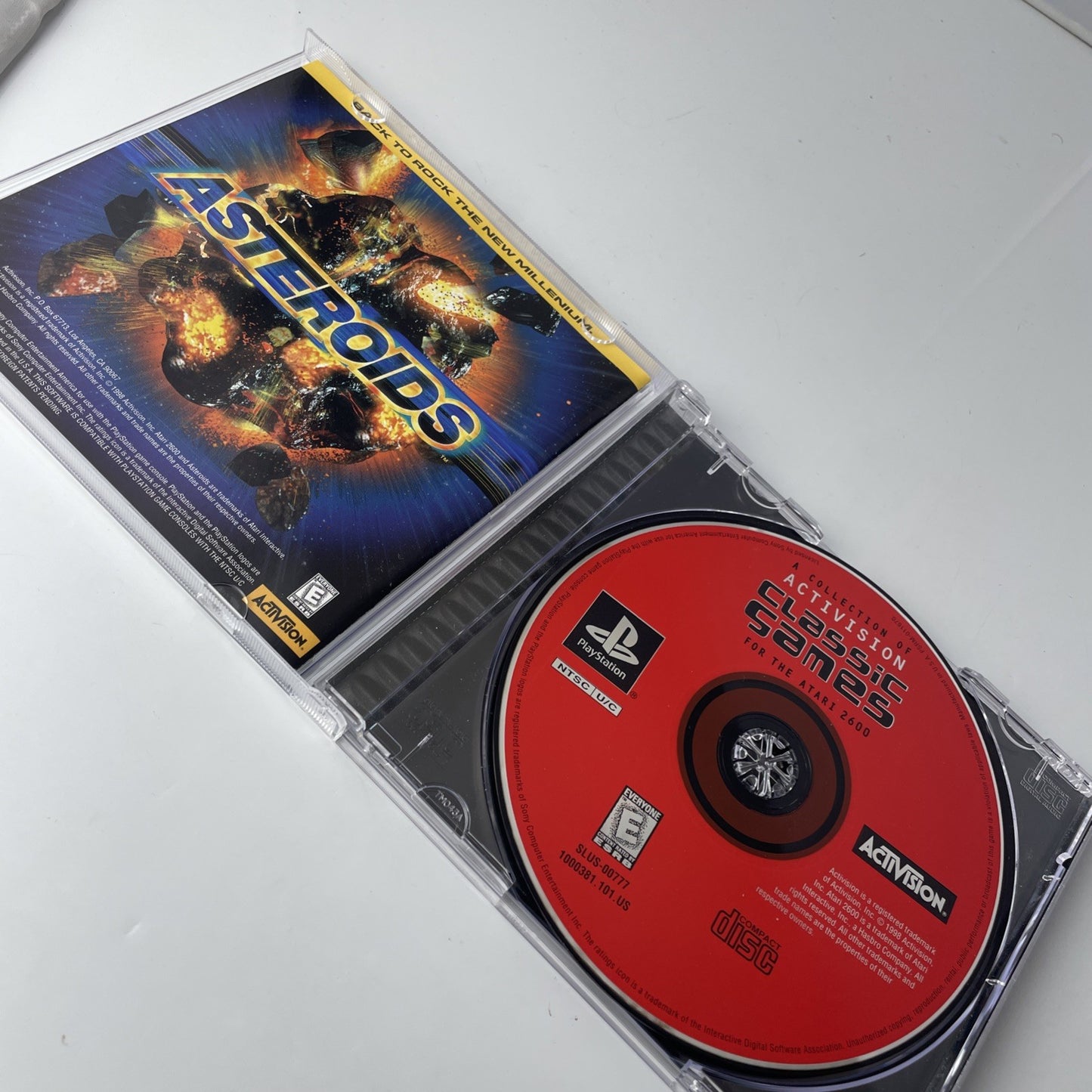Activision Classic Games Atari  PlayStation one PS1 Complete Test Working CIB