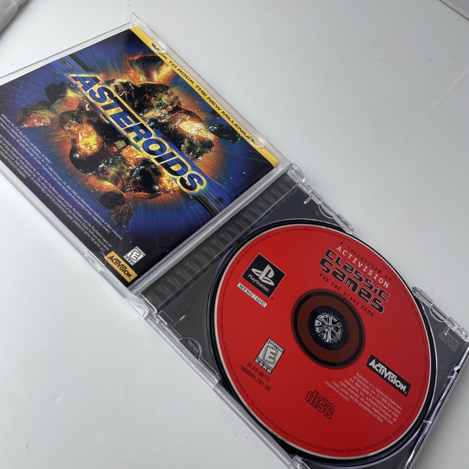 Activision Classic Games Atari  PlayStation one PS1 Complete Test Working CIB
