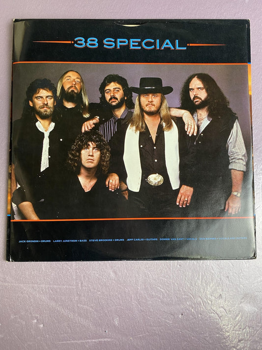 Vintage 1983 .38 Special Tour De Force 12in Black Vinyl LP Southern Rock Album