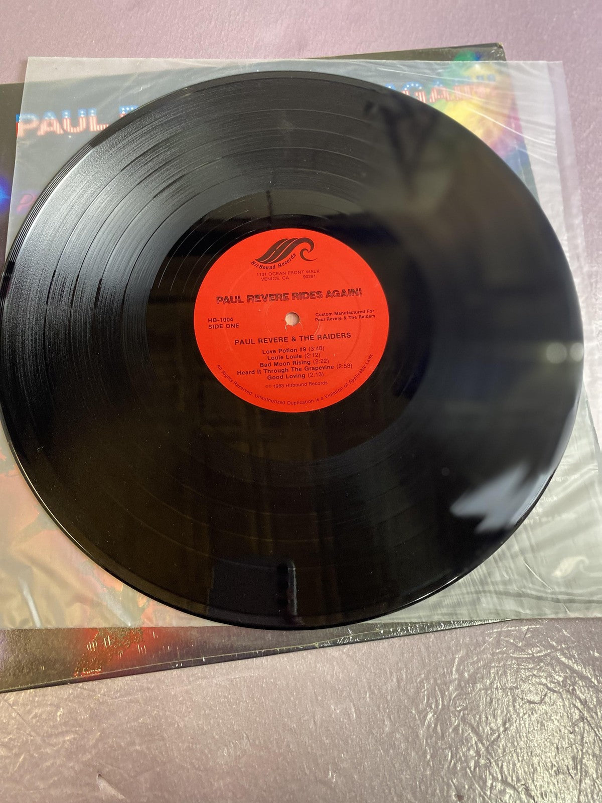 Vintage Paul Revere & The Raiders Paul Revere Rides Again Vinyl LP 1983 Hitbound