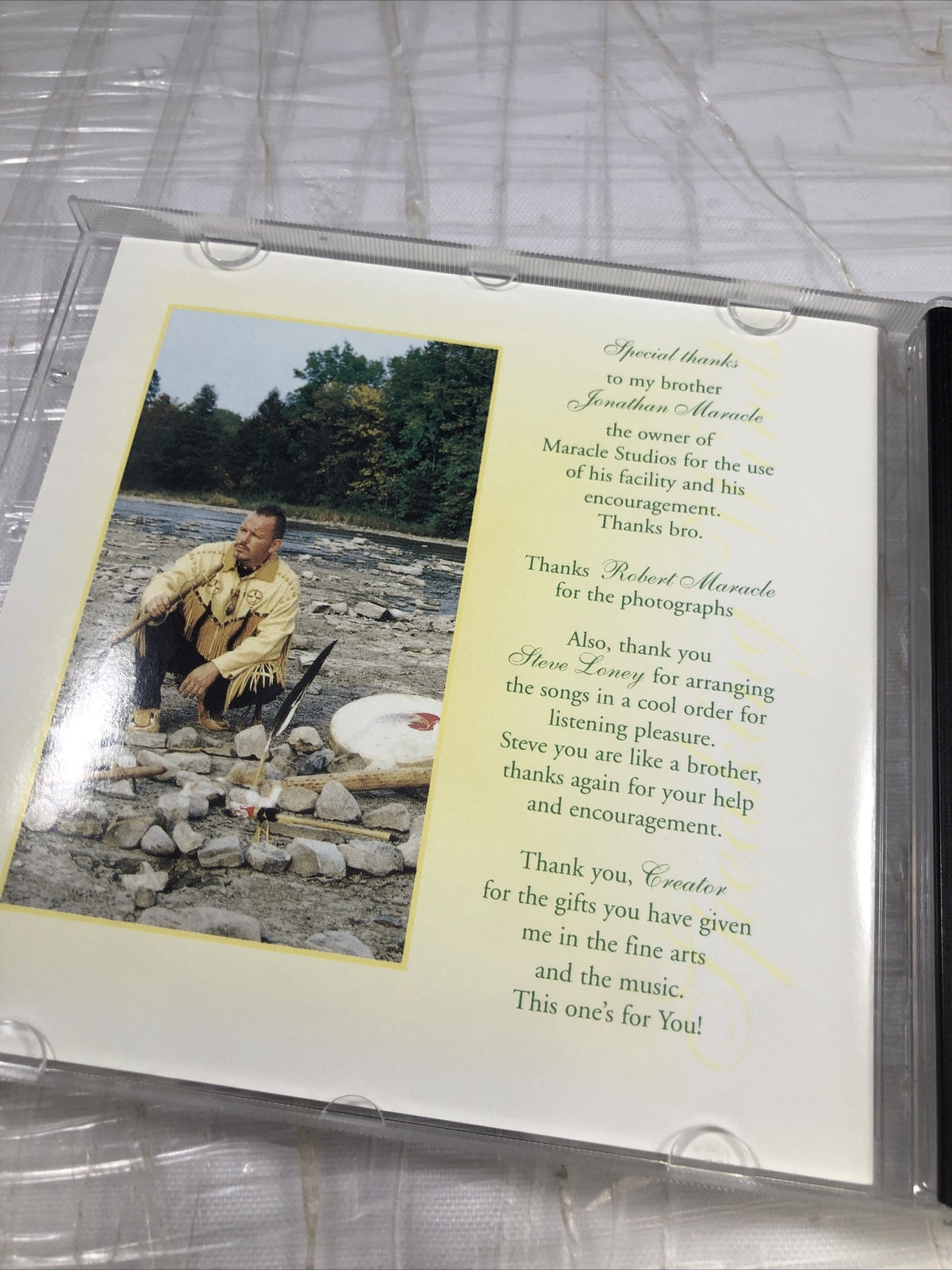 David R. Maracle : Speaking Winds Extremely Rare Native American Music CD Flute