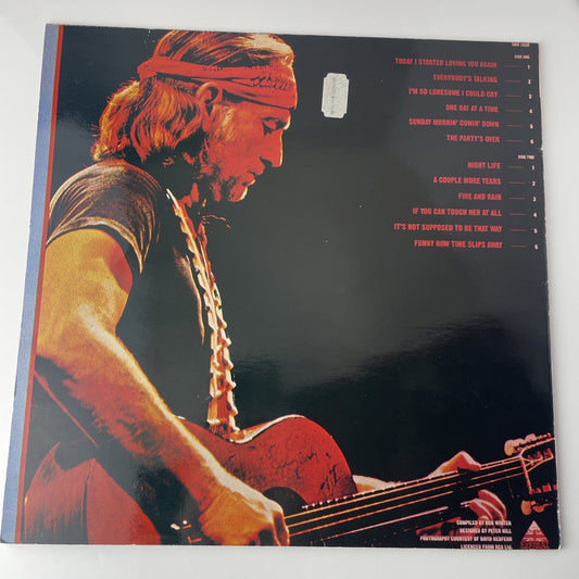 Willie Nelson Night Life (Vinyl LP, 1984 Everest Records CBR 1039) Sleeve Unglue