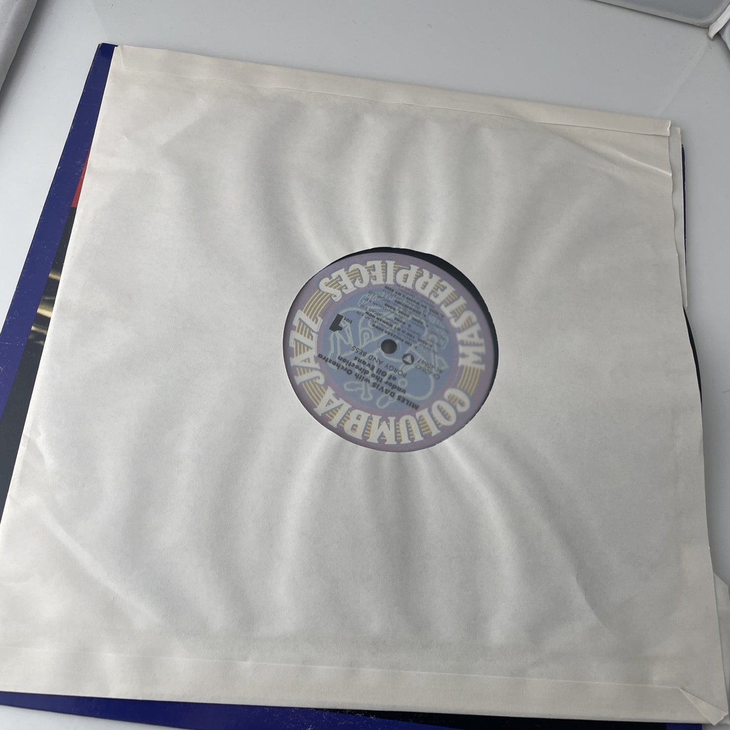 Miles Davis LP Porgy and Bess Gil Evans M-/M- Very Good W/ Columbia Jazz Poster