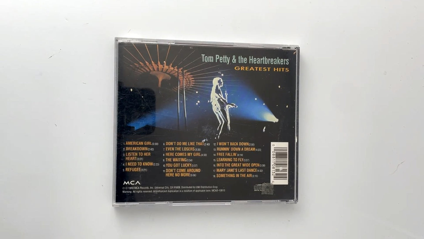 Tom Petty & the Heartbreakers - Greatest Hits CD 1993 Rock MCA Records