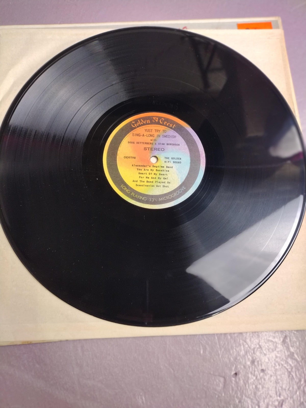 Vintage Doug Setterberg Stan Boreson Vinyl LP Yust Try To Sing-A-Long Comedy