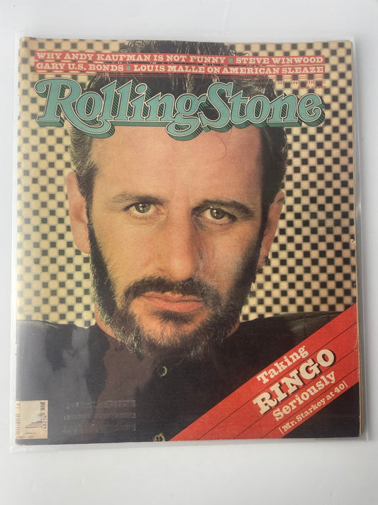 Rolling Stone Magazine April 30 1981 Ringo Starr Cover Steve Winwood