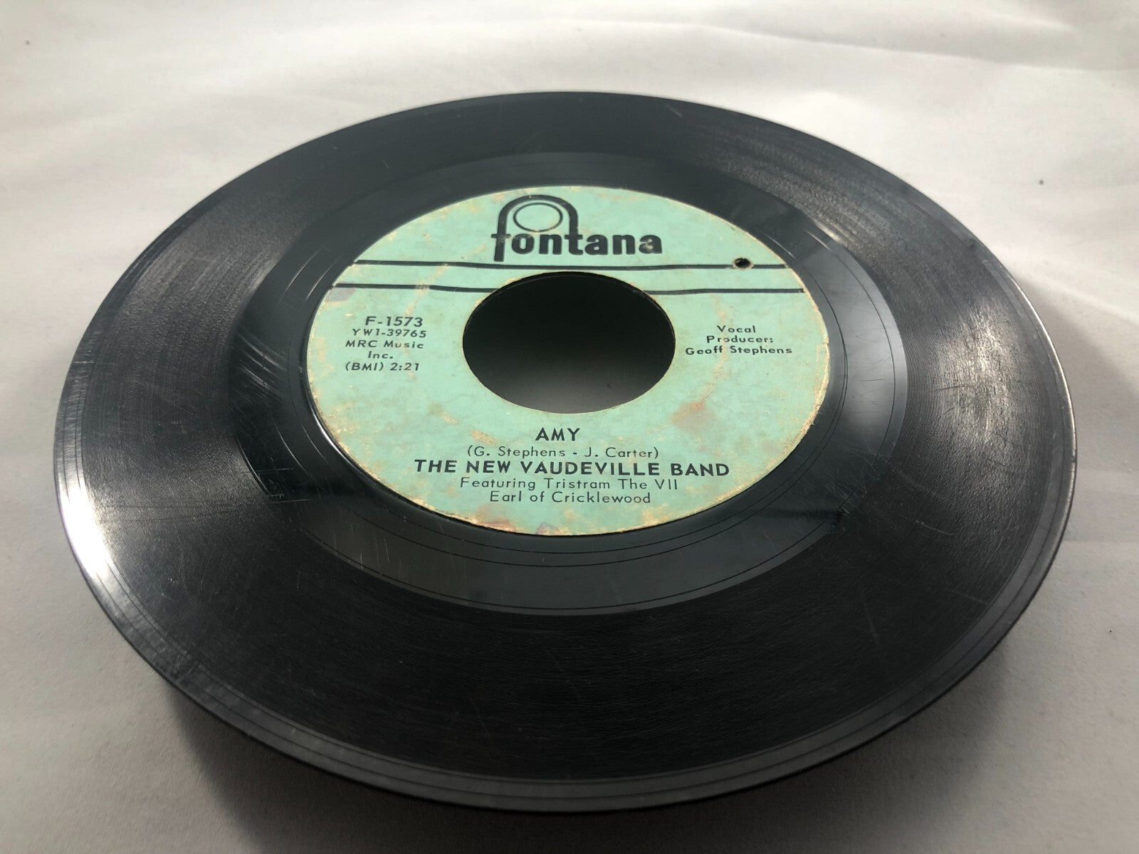 The New Vaudeville Band - Peek-A-Boo / Amy - 45 RPM 218 G