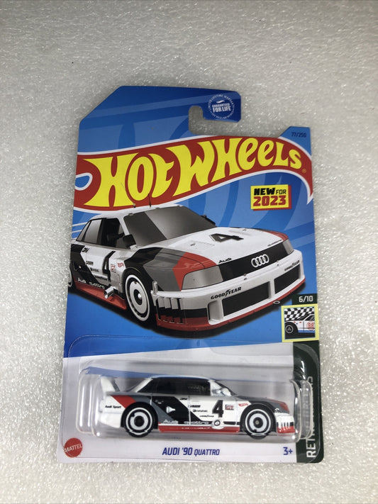 Hot Wheels Retro Racers, Audi ‘90 Quattro 6/10 New Nice Card