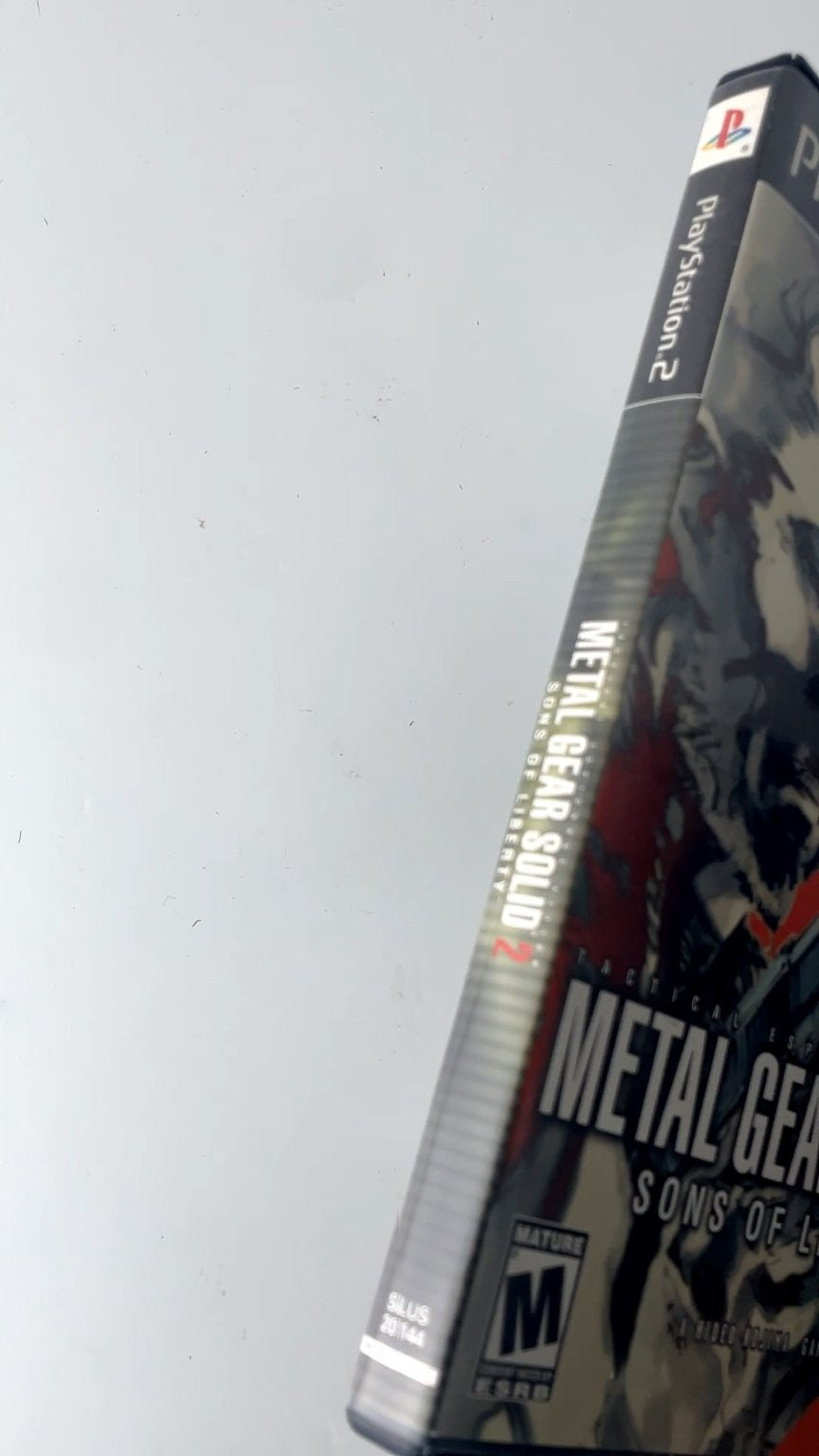 Metal Gear Solid 2 Sons of Liberty PlayStation 2 Video Game