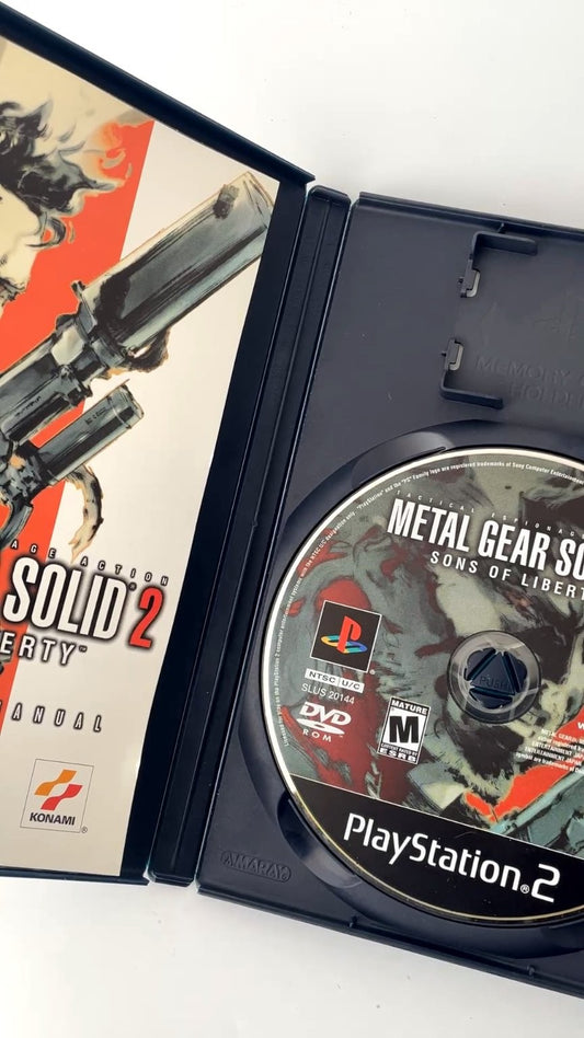 Metal Gear Solid 2 Sons of Liberty PlayStation 2 Video Game