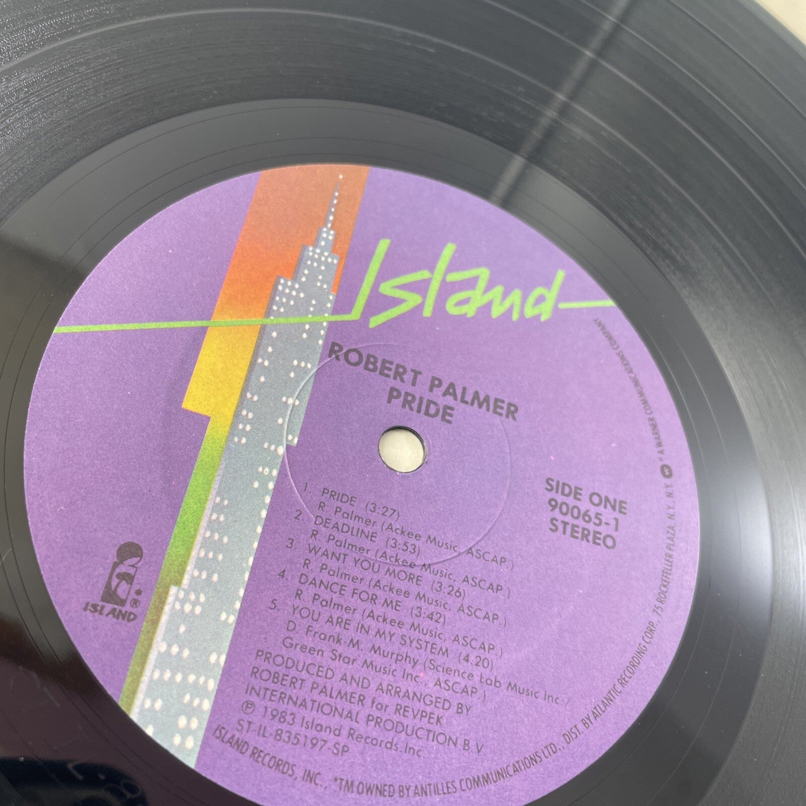 Robert Palmer 1983 Pride ORIGINAL Island Records Vinyl