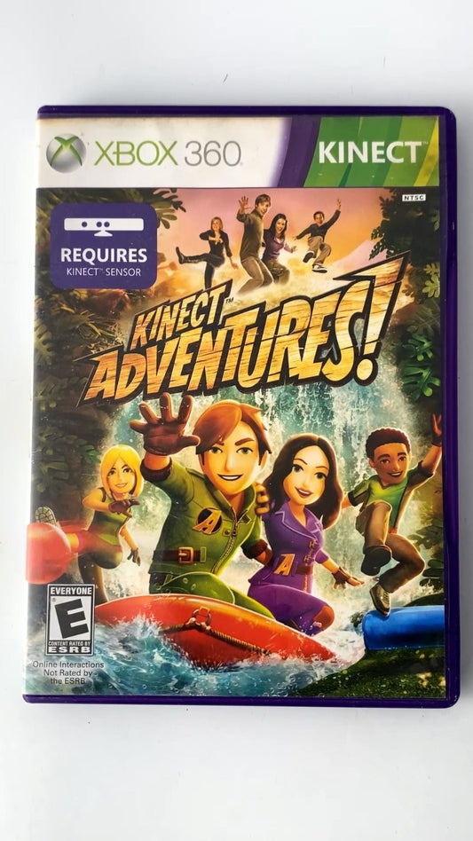 Kinect Adventures Xbox 360 Video Game Kinect Sensor Required