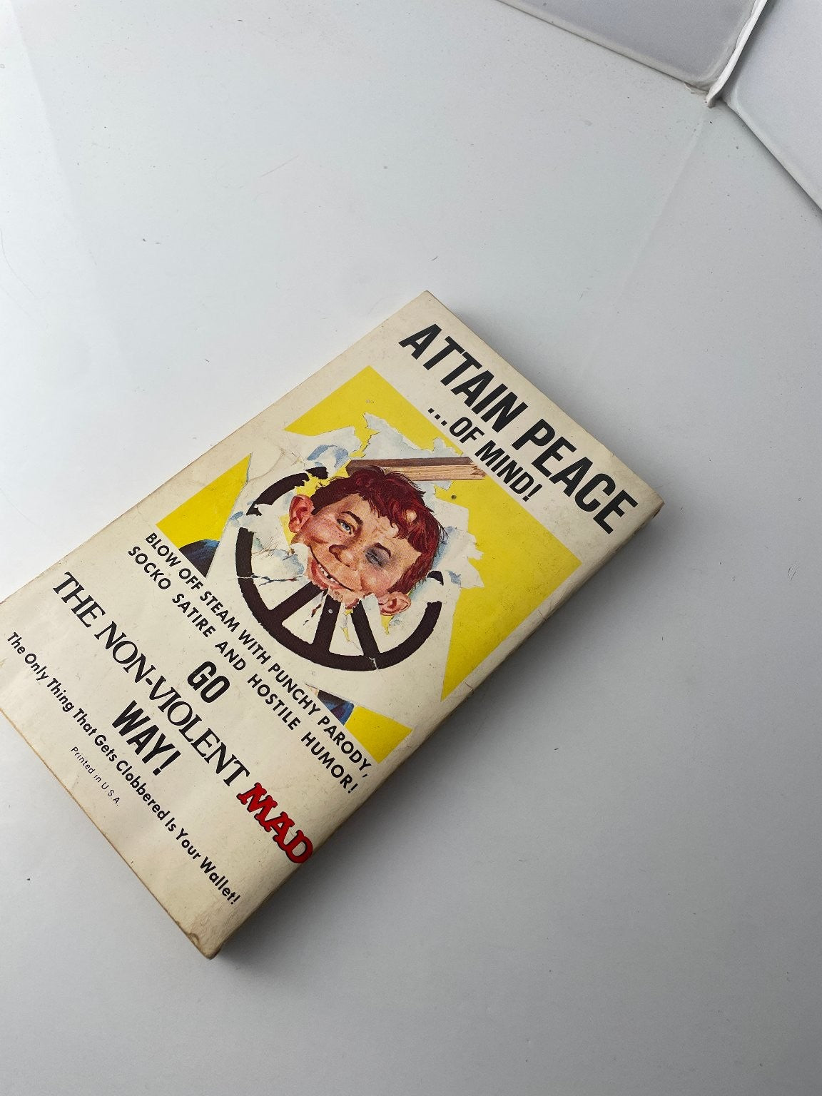 The Non-Violent Mad William M. Gaines 1972 First Printing Warner