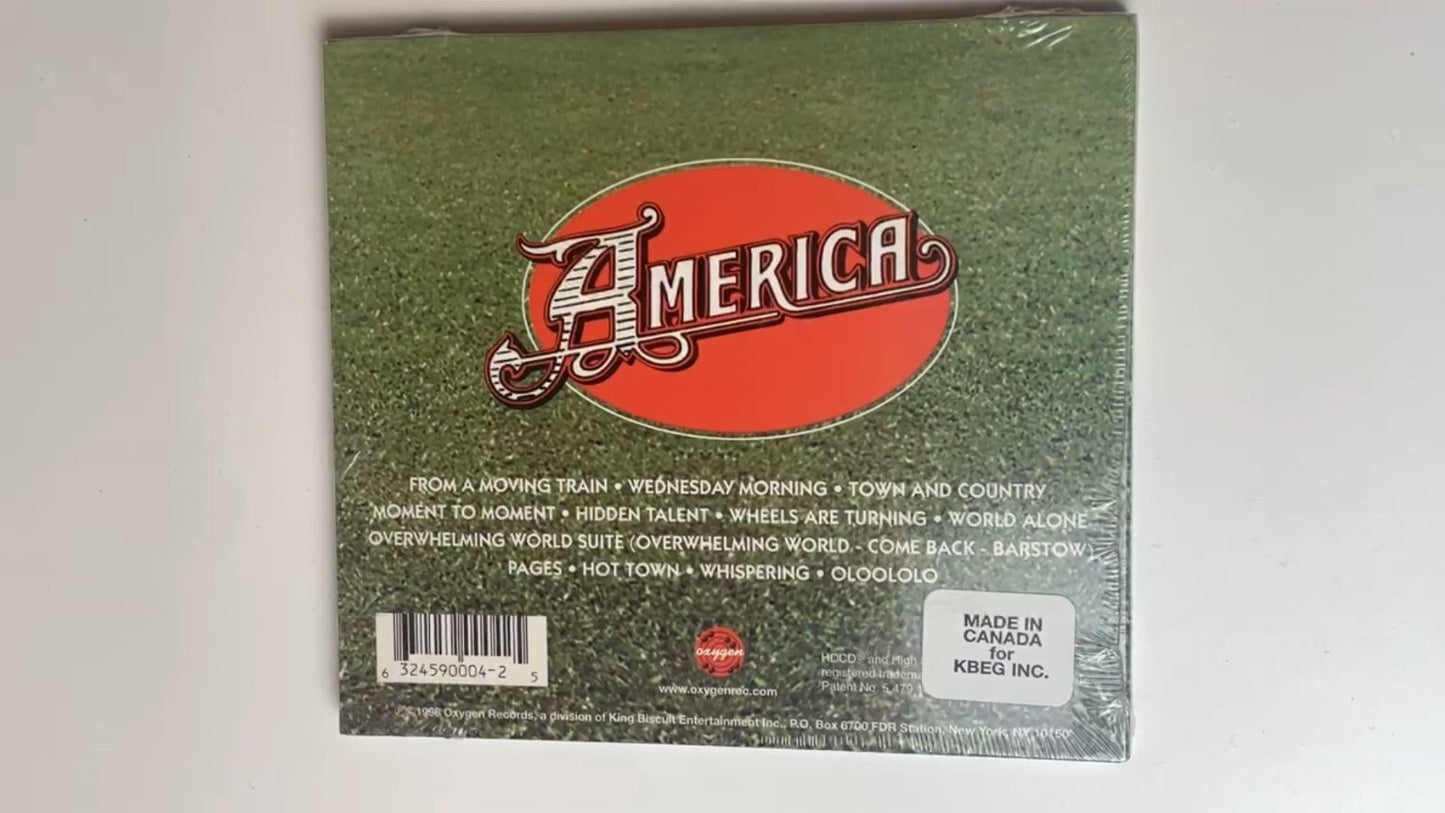 NEW! America - Human Nature CD 1998 Includes Hit Single From a Moving Train Rock