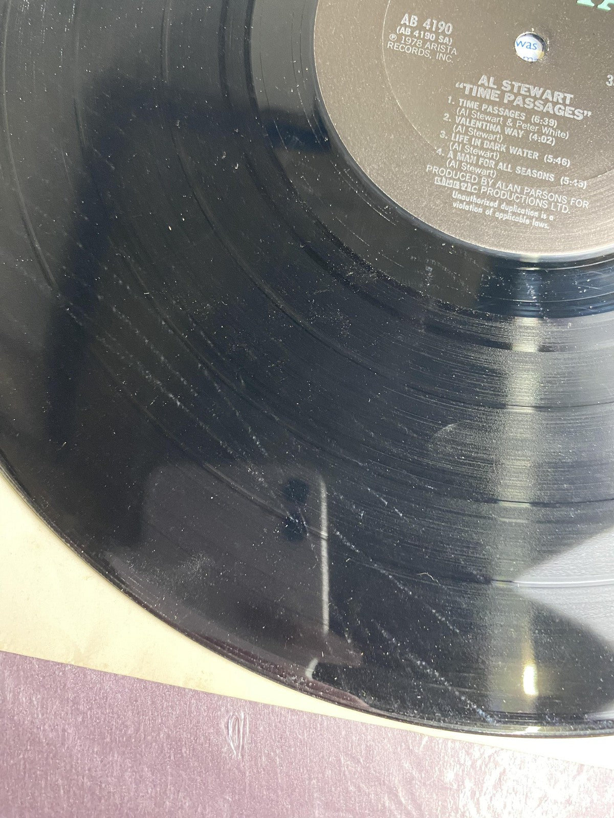 Vintage Al Stewart Time Passages 12" Vinyl LP 1978 Arista Soft Rock Album Pop