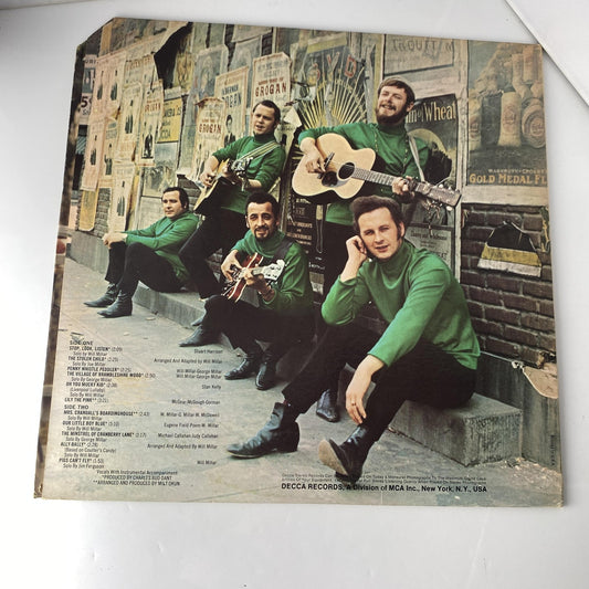 Vintage Irish Rovers Tales To Warm Your Mind 12" Black Vinyl LP 1969 Decca Folk