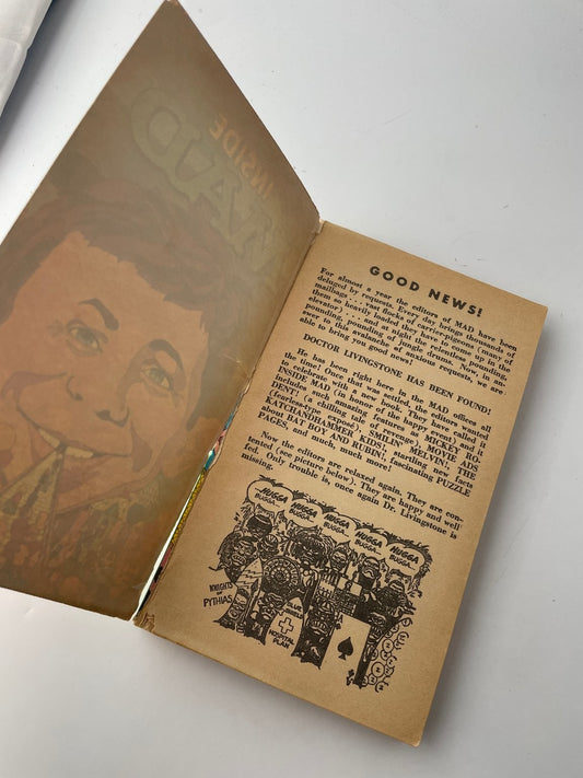 Inside Mad William M. Gaines 1955 17th Printing Humor Ballantine Books