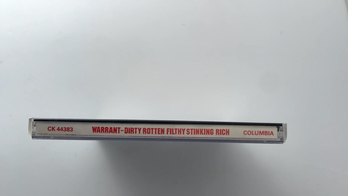 Warrant - Dirty Rotten Filthy Stinking Rich CD 1989 Glam Metal Columbia