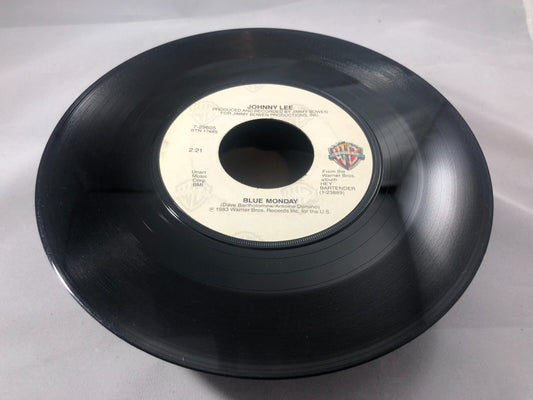 JOHNNY LEE - HEY BARTENDER / BLUE MONDAY - 45 RECORD 7"   130 VG