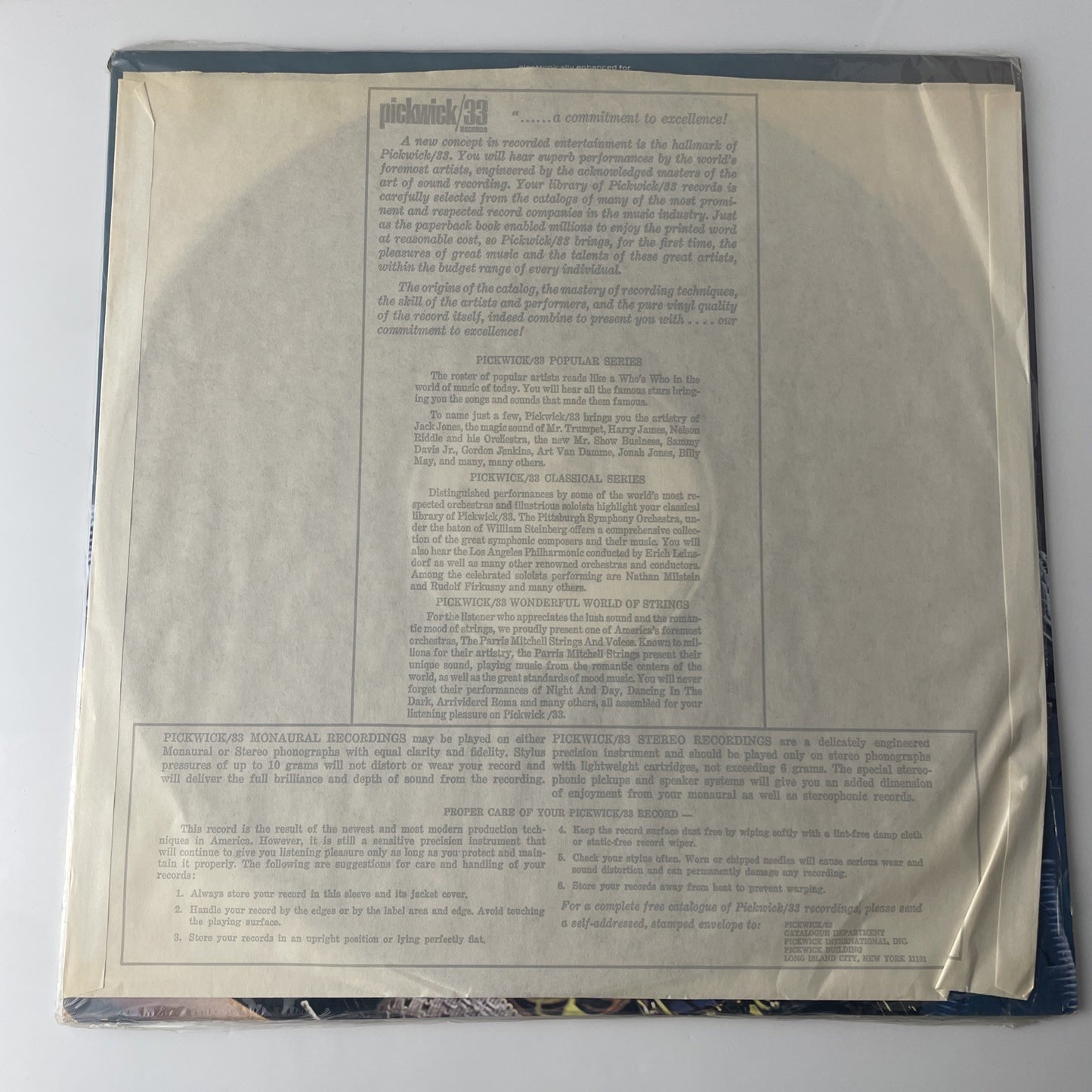 HARRY JAMES YOU MADE ME LOVE YOU (VG+) SPC-3044 LP VINYL RECORD