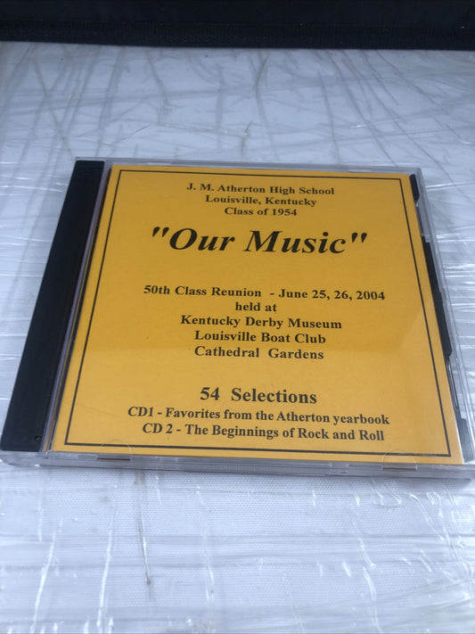 Atherton High School Louisville Kentucky 1954 Reunion Music CD Rare Selection!