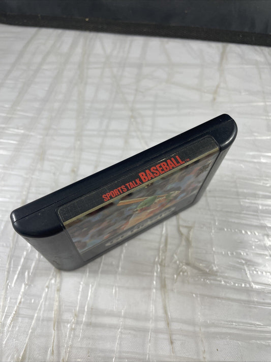 Sports Talk Baseball - Sega Genesis (GEN) - USED Tested.