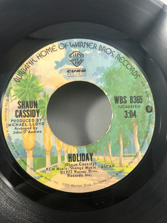 SHAUN CASSIDY 45 Da Doo Ron Ron / Holiday See pictures. VG