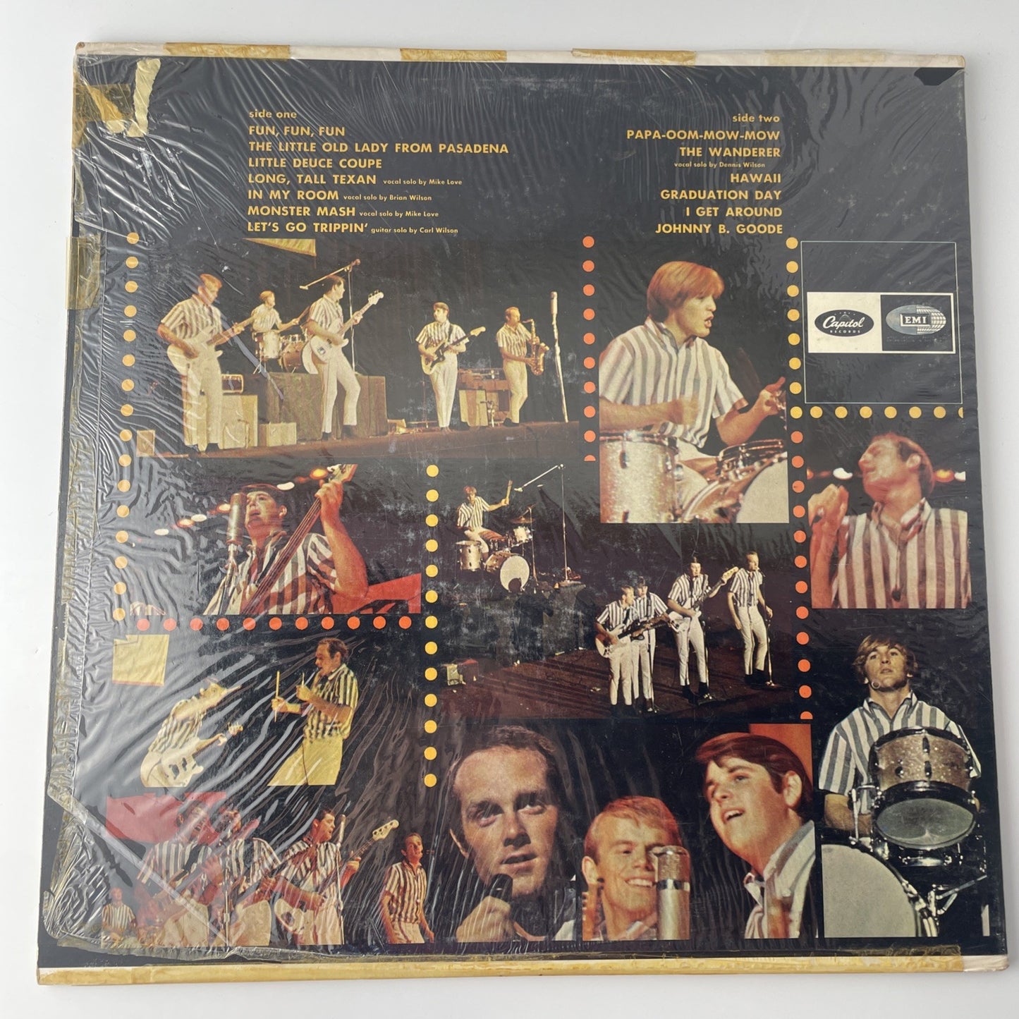 The Beach Boys Concert Vinyl LP 1964 Capitol Records STAO 2198 G+/VG