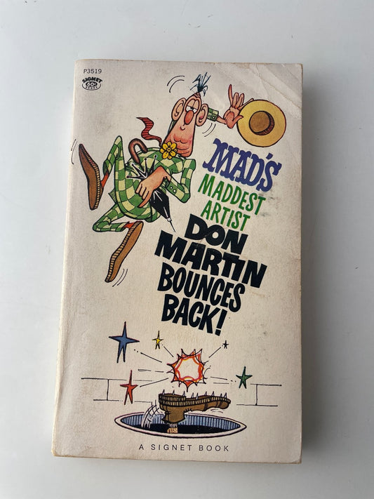 MAD's Maddest Artist Don Martin Bounces Back 1963 Eighth Printing Humor