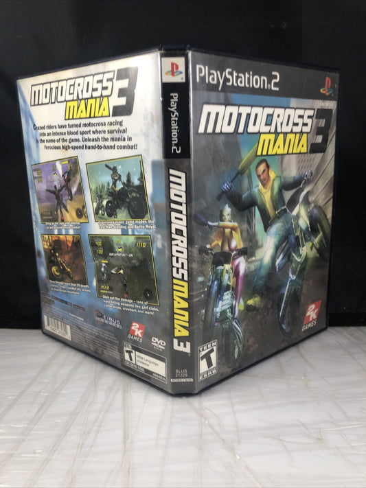 Motocross Mania 3 (Sony PlayStation 2 2005 PS2) - Complete w/ Manual, Tested