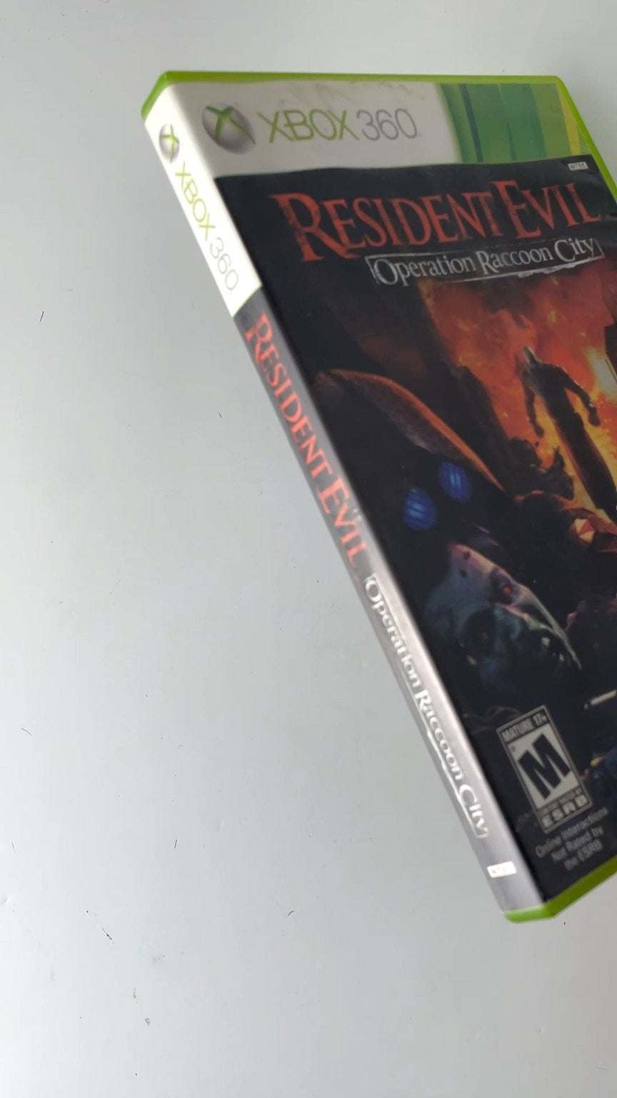 Resident Evil Operation Raccoon City Xbox 360 CIB HORROR ZOMBIE CIB TESTED