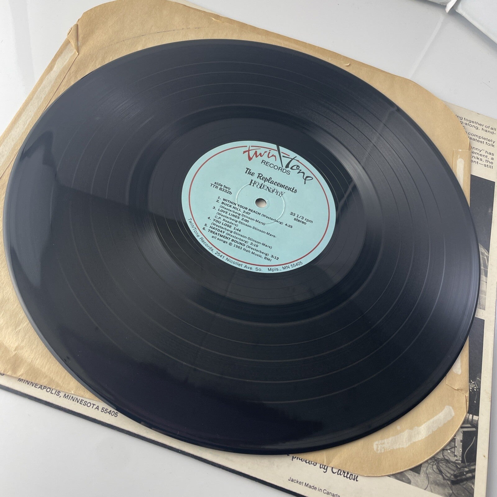 The Replacements - Hootenanny - Original 1983, Vinyl, LP - Twin Tone, VG