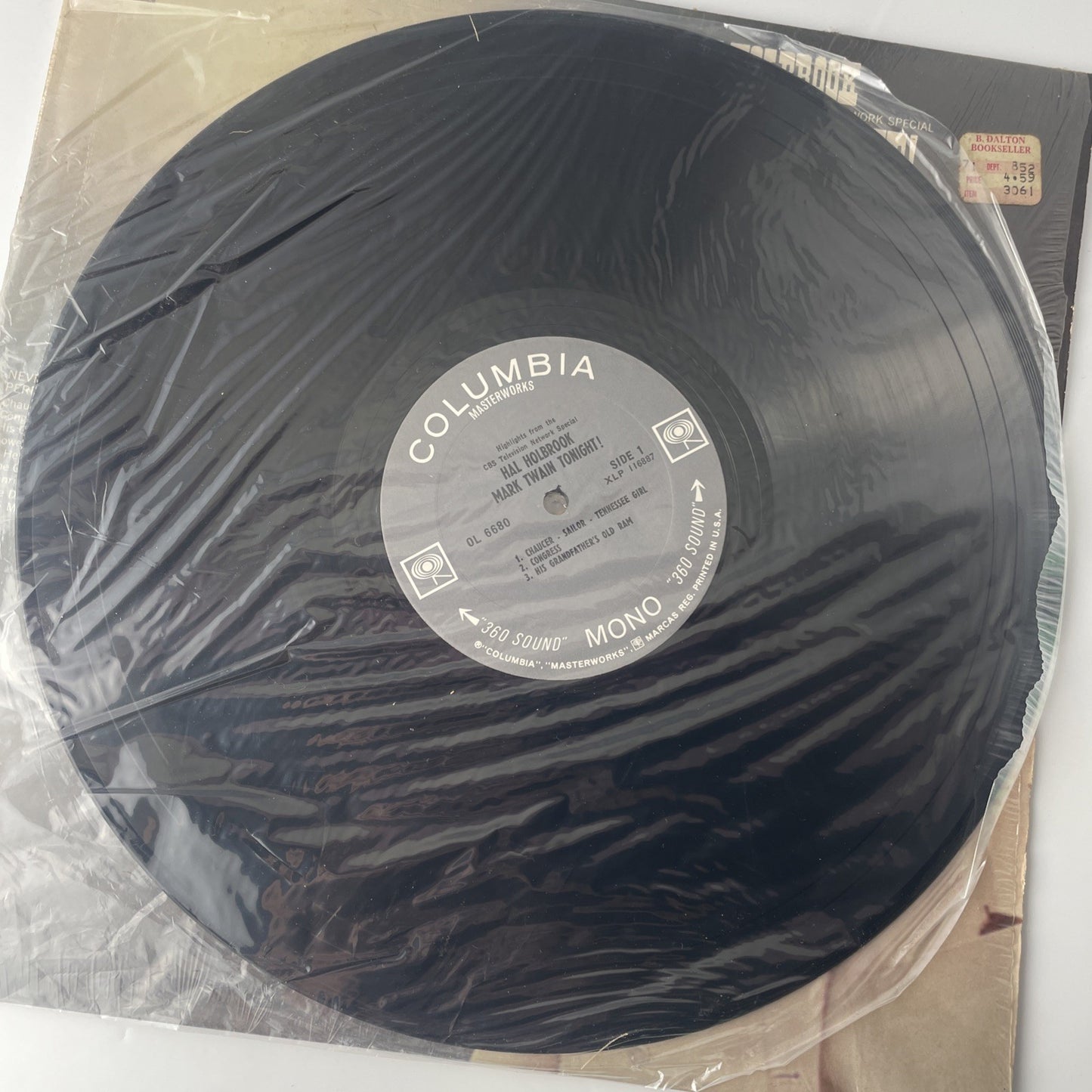 Hal Holbrook Mark Twain Tonight Higlights From The Cbs Special LP Vinyl Record
