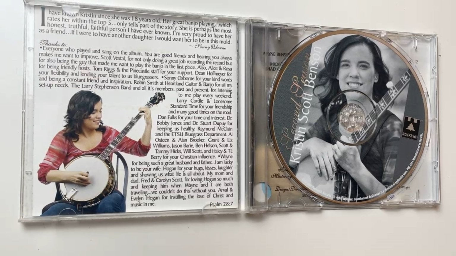 Kristin Scott Benson - Second Season CD 2008 Bluegrass Pinecastle