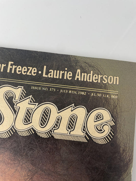 Vintage 1982 Rolling Stone Magazine Issue 373 Trouble With Sylvester Stallone