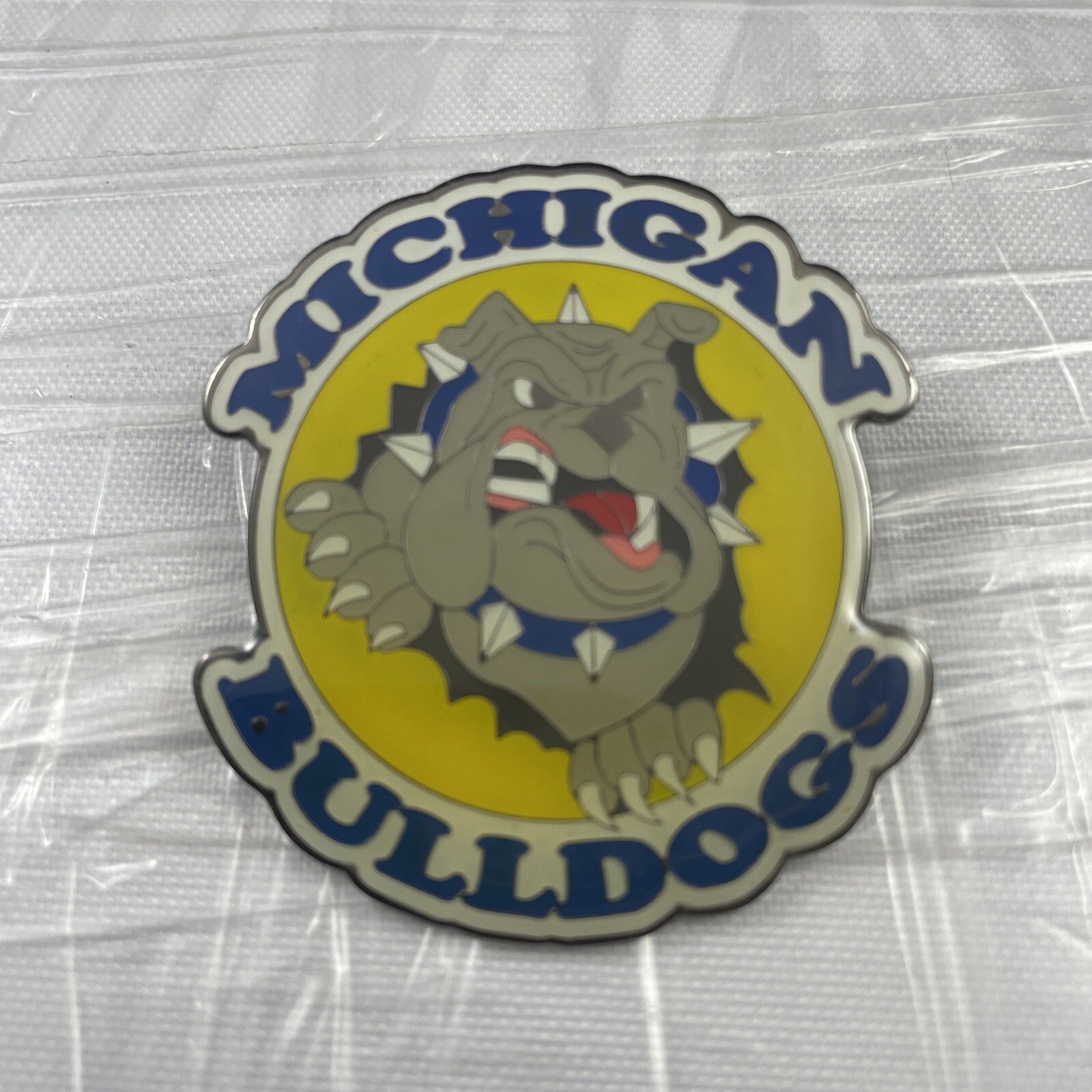 Vintage Lapel Trading Pins Michigan Bulldogs Baseball Team Pin Rare Travel Leagu