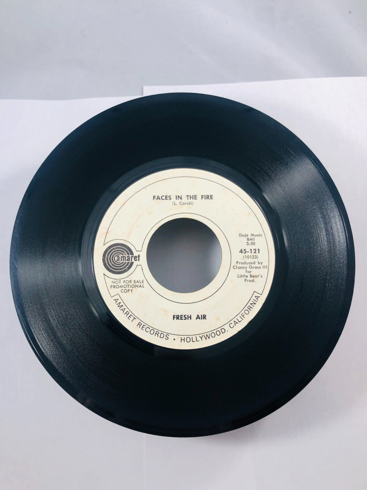 RARE Spain Psychadelic Rock 45 Fresh Air For What It's Worth / Faces In The Fire