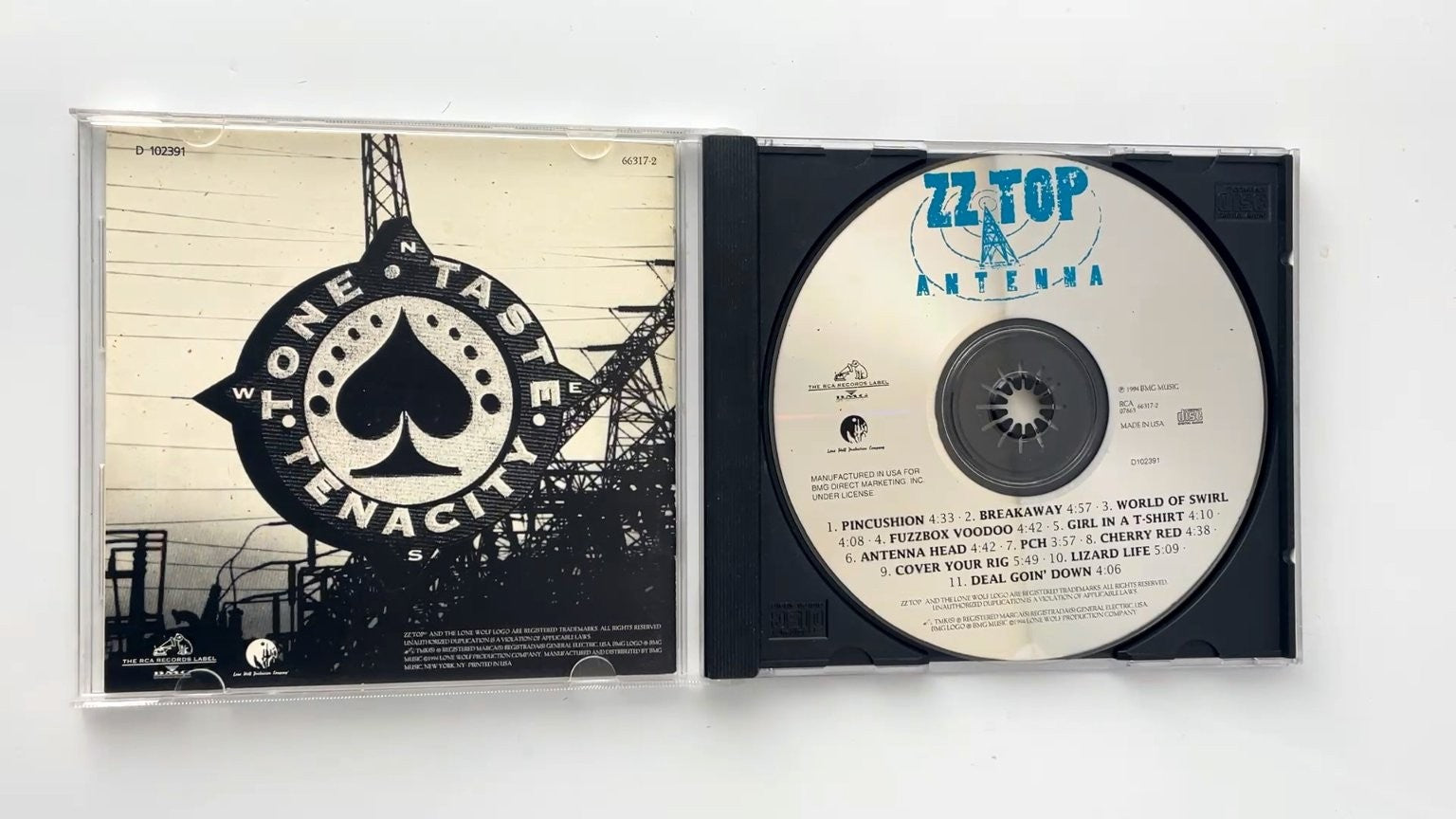 ZZ Top - Antenna CD 1994 Rock RCA Records Blues