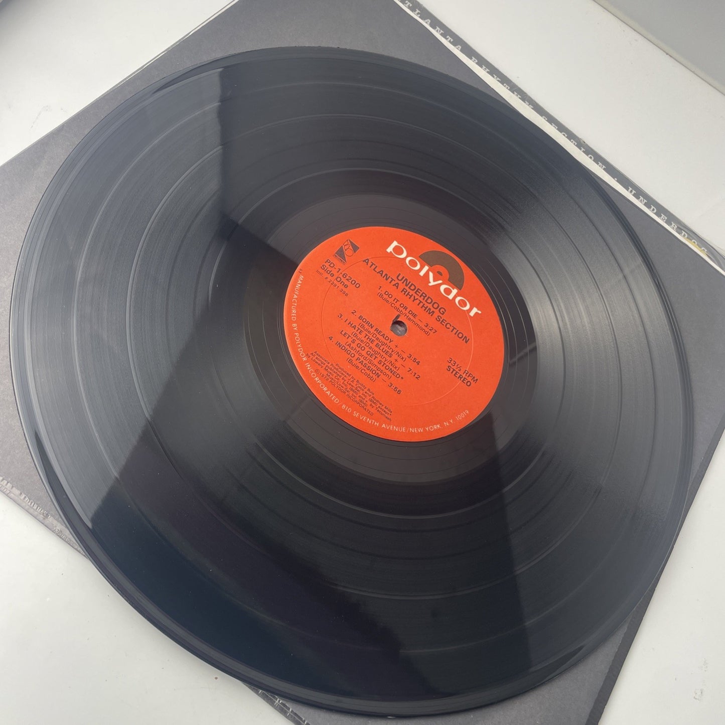 Atlanta Rhythm Section ARS Underdog Vinyl LP Polydor 1-6200 1979 Peaches Sticker