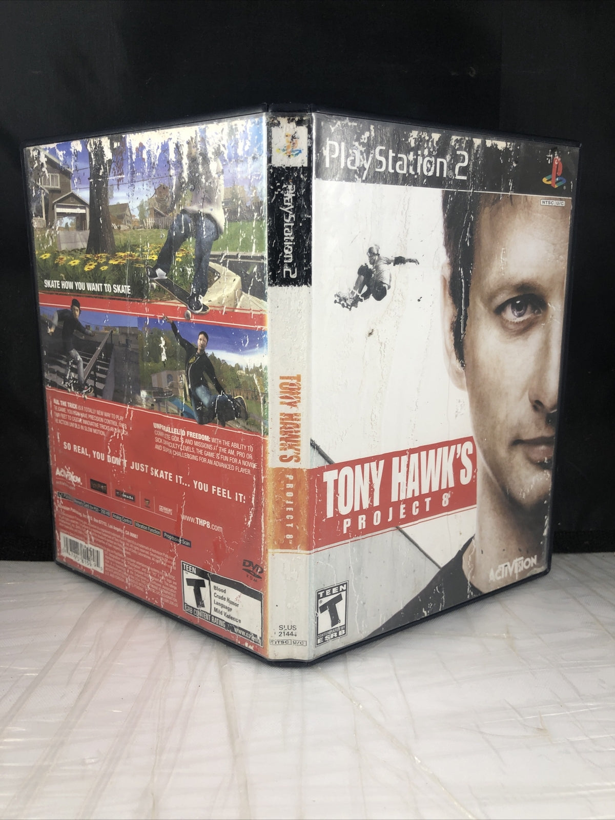 Tony Hawks Project 8 PS2 PlayStation 2 Complete CIB Damaged Untested