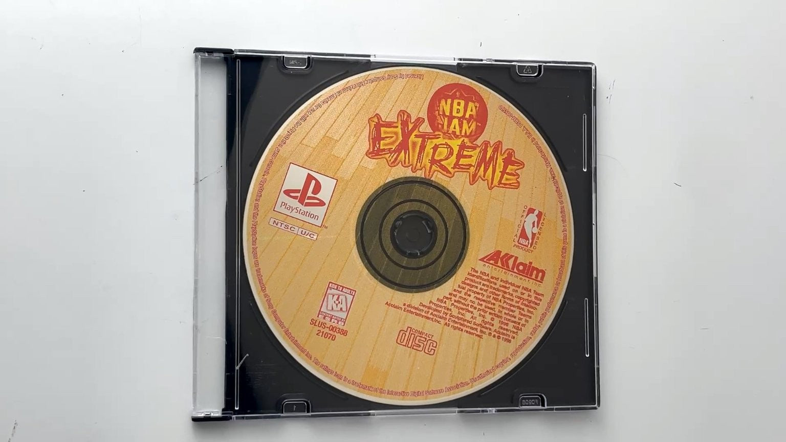 NBA Jam Extreme PlayStation 1 Video Game Multiplayer Sports Disc only