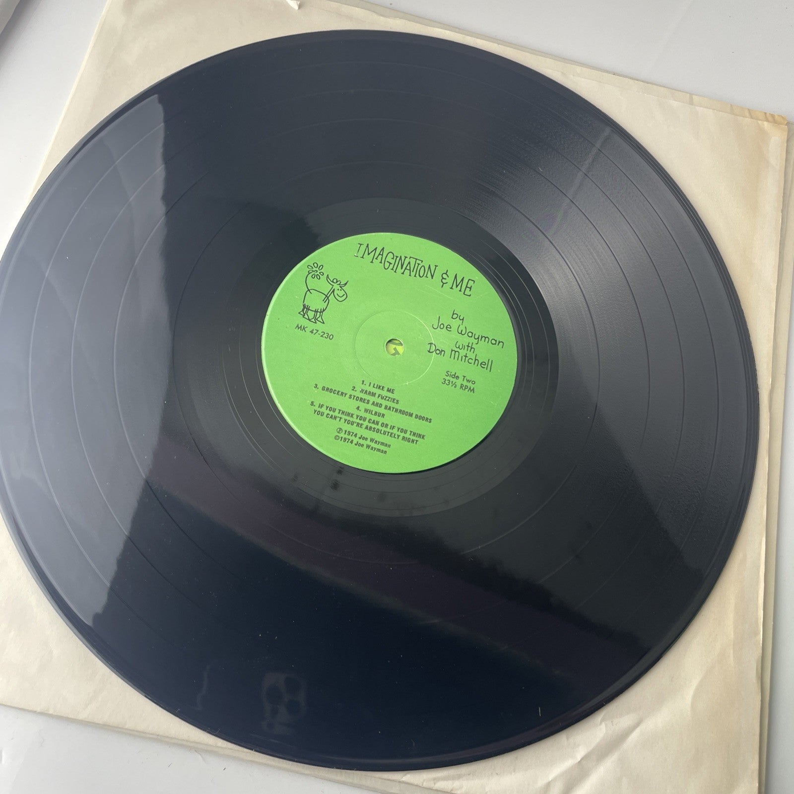 Joe Wayman With Don Mitchell  Imagination & Me  Good Apple  MK 47-230  VG+
