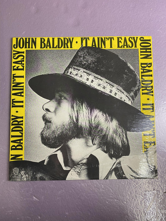 Vintage John Baldry It Ain't Easy 12" Black Vinyl LP 1971 Warner Blues Rock