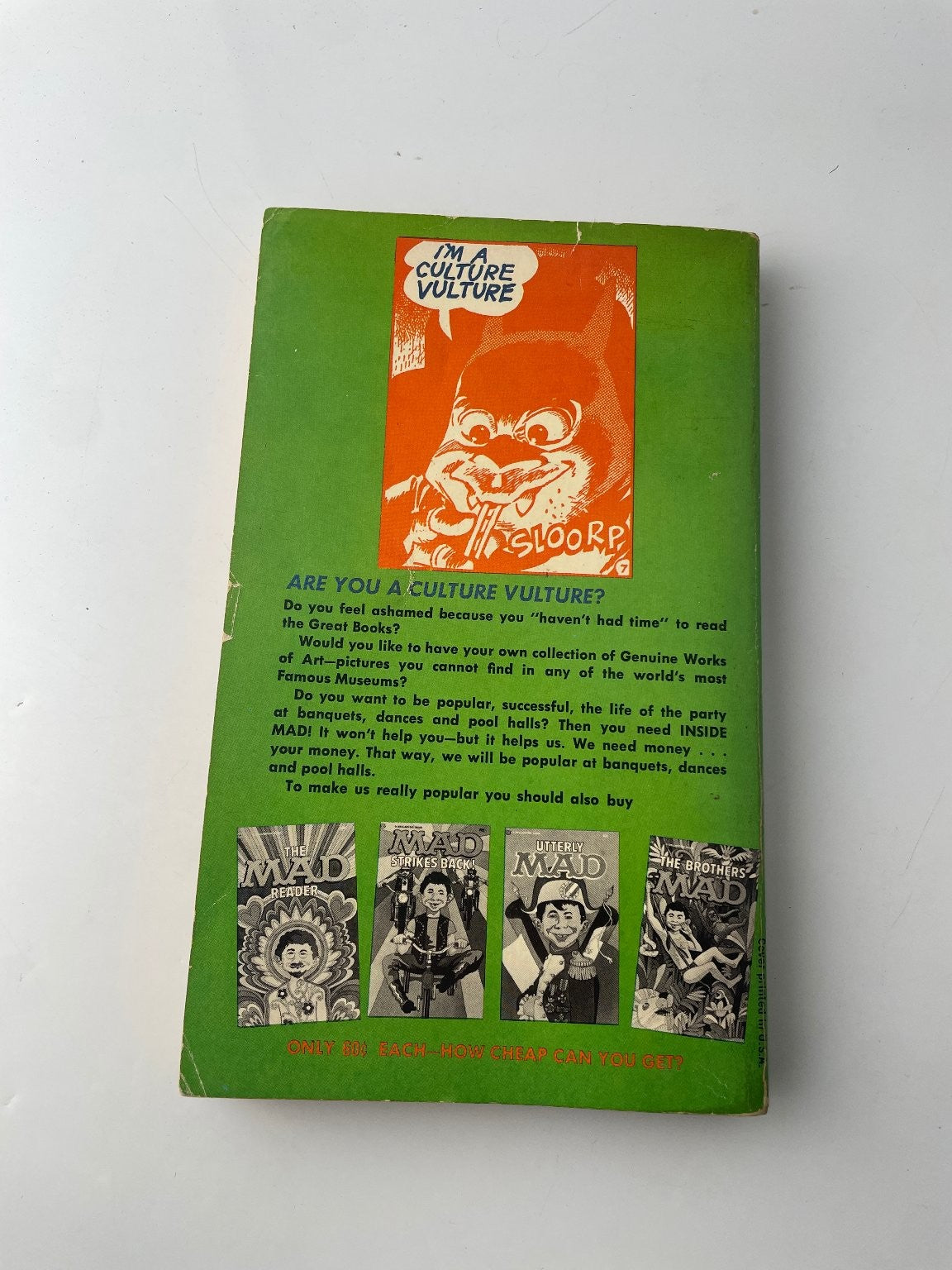 Inside Mad William M. Gaines 1955 17th Printing Humor Ballantine Books