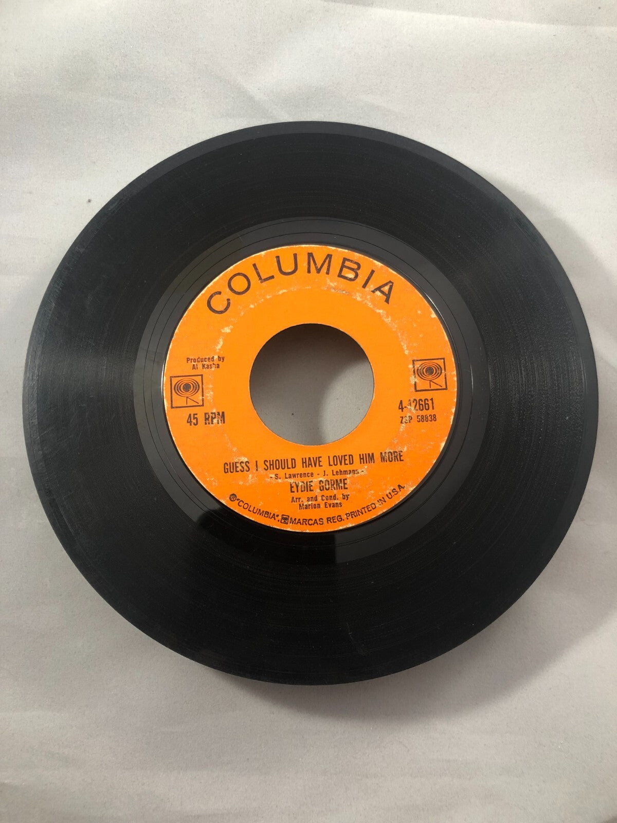 Eydie Gorme Blame it on the bossa nova/guess I should have loved him more 45 G