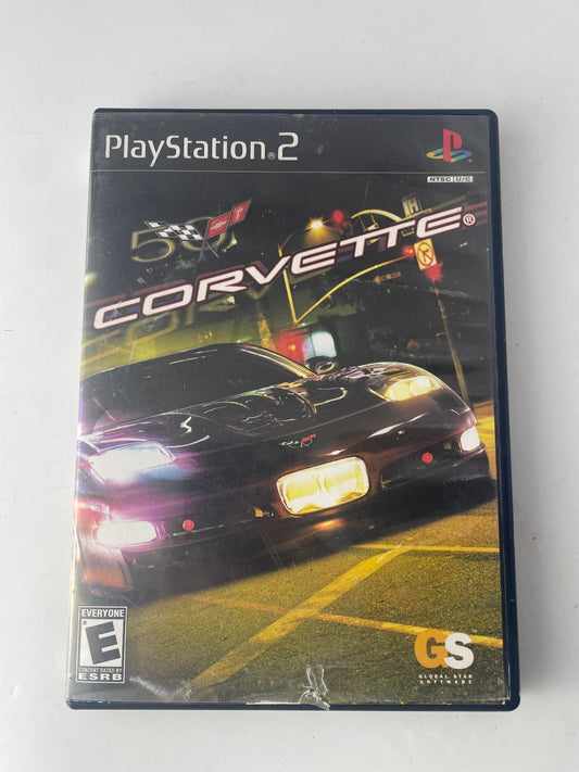 Corvette 50th Anniversary PlayStation 2 Video Game Racing Multiplayer