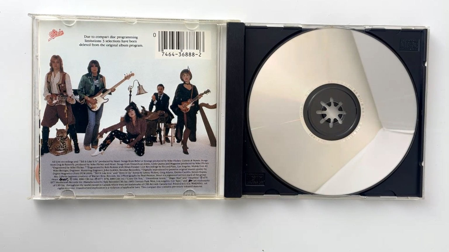 Heart - Greatest Hits CD 1988 The Nice Price Plus Rock Epic